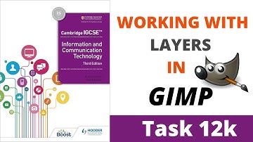 Working with Layers in GIMP - Task 12k
