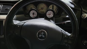 Mitsubishi Evolution 7 Boost gauge and Autometer Pod Install.