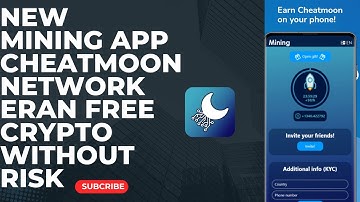 Cheatmoon mining Network App How to Withdraw Process Token Price I Cheatmoon Network Full Details