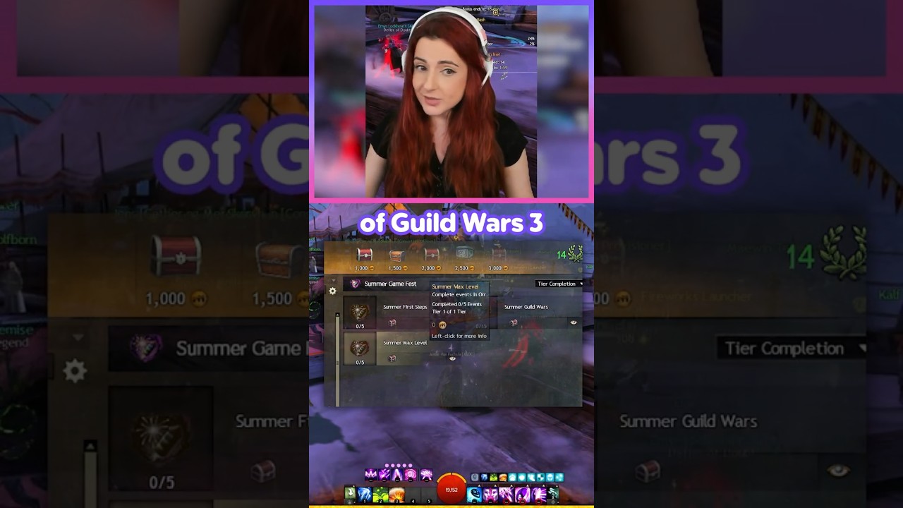 Celebrate the Guild Wars 3 announcement in Guild Wars 2 🥳