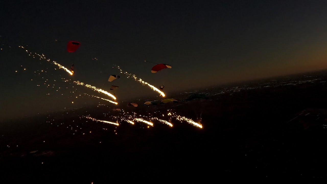 Happy New Year 2026 Skydiving Freefly Angle Flocking