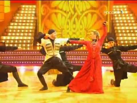 Dancing stars in Russia (Georgian Singer irakli pircxalava)