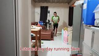 Home Running | Last 1km of 5km | Home Quarantine | Timelapse
