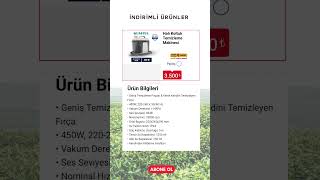 BİM'e Gelen 3.500 TL'lik Makine İşe Yarıyor mu? 😱 (Kumtel Halı Koltuk Yıkama) #shorts #bimaktüel