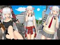 【東方MMD】ミニスカ&ショートパンツ妹紅でサイバーサンダーサイダー 【MMDモデル配布あり】