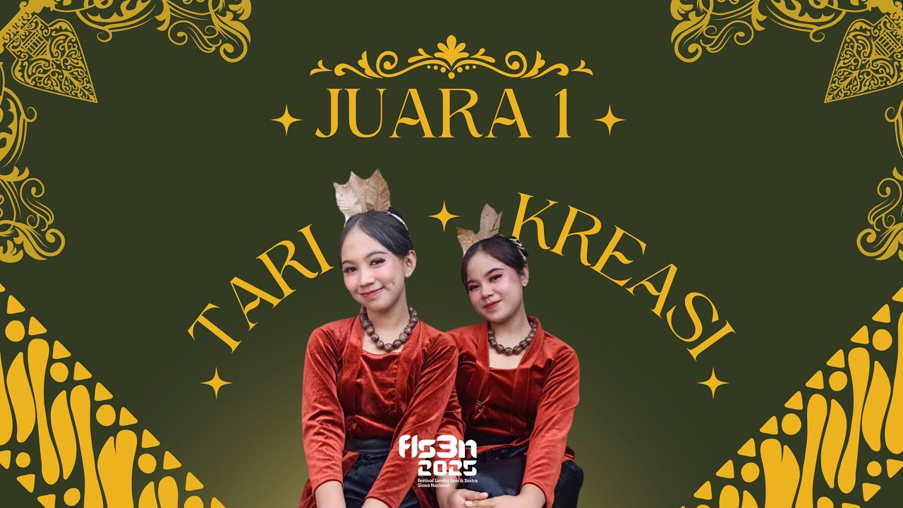 JUARA 1 TARI KREASI FLS3N KAB. OKU | Tari Nimbang Getah | SMA Negeri 2 OKU