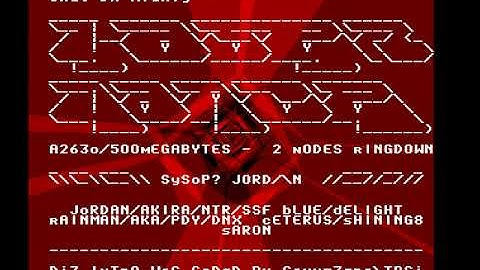 Tristar & Red Sector - Laser Dance BBS Intro (Amiga Demoscene)