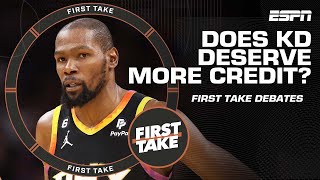 Is KD not getting the credit he deserves as a leader? Stephen A. \& JJ Redick debate | First Take