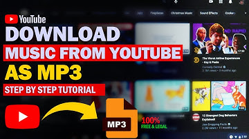 HOW TO DOWNLOAD MUSIC FROM YOUTUBE AS MP3 FILE _ STEP BY STEP TUTORIAL