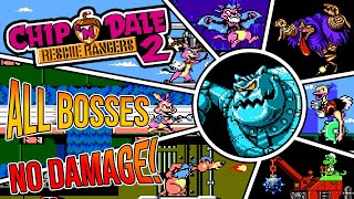 Chip and Dale 2 (NES) | All Bosses (No Damage)