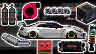 Nissan GT-R R35 Skyline For Fan Black Color | Pixel Car Racer | GAMEPLAY PART37 |