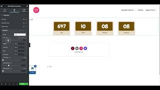 How Wiloke Countdown works in Elementor
