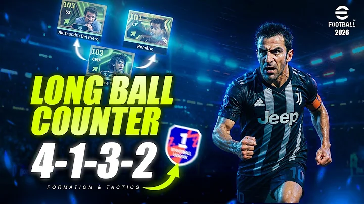 Division 1 Tactics! Mastering the 4-1-3-2 Custom Long Ball Counter in eFootball 2026