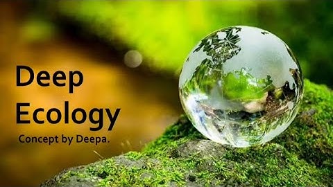 Deep Ecology | Environmental Geography | Environmental science | Geography | Concept