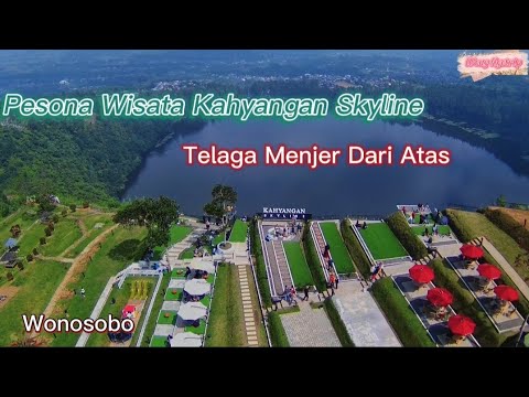 Review Pesona Wisata Kahyangan Skyline Wonosobo View dari atas Telaga Menjer Drone, Indah Sekali