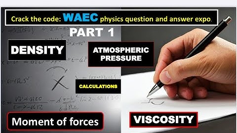 Waec physics 2025 questions and answers Expo.