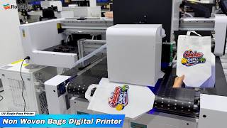 Non Woven Fabric Bags Digital Printing Machine | Single Pass UV Printer