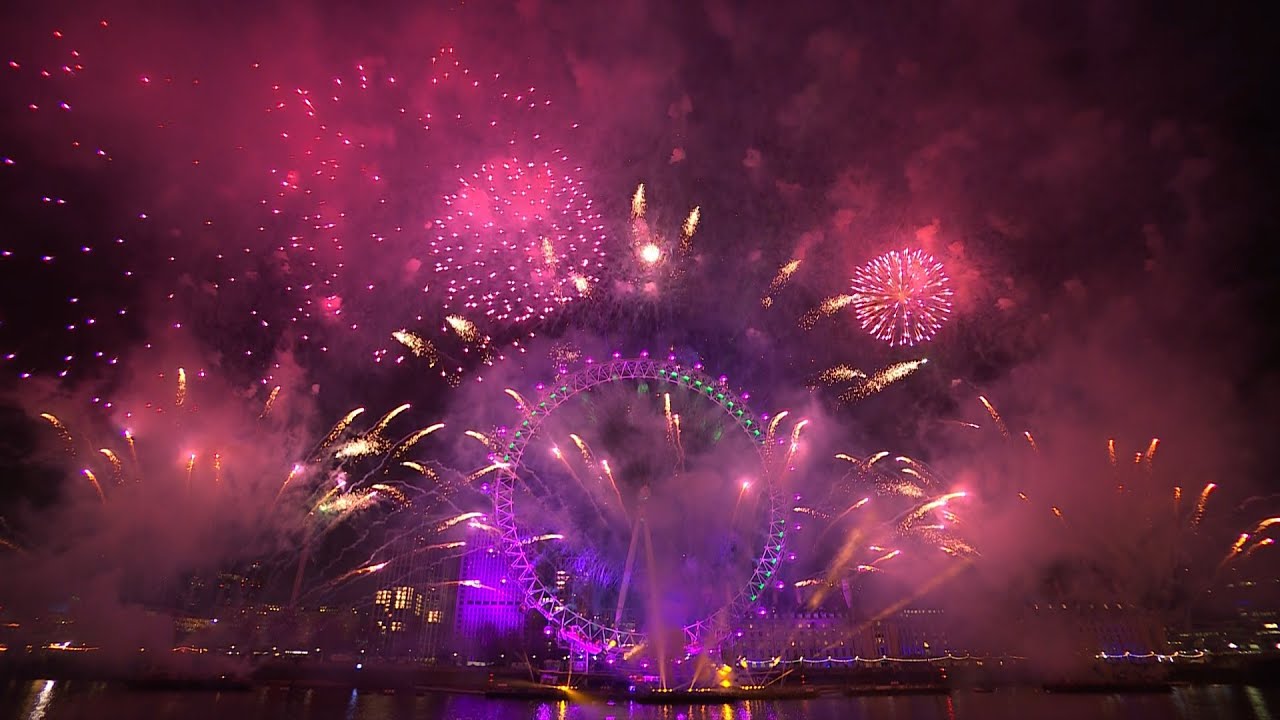 London New Year's Fireworks 2020 1080p HD YouTube
