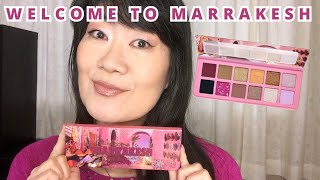 WELCOME TO MARRAKESH - Essence eyeshadow palette | Swatches & First Impressions | Over 50 Makeup