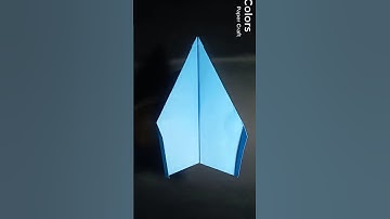 how to make a plane #colorspaper2 #plane #paperplane #papercraft #airplane #colorspaper