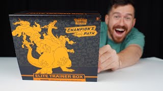 Opening My FIRST Champions Path Pokémon Elite Trainer Box!!