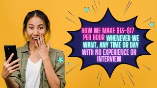 😍 $13-$17 PER HR - FLEXIBLE WORK FROM HOME JOBS 2022 NO EXPERIENCE NO INTERVIEW 😍IMMEDIATE START