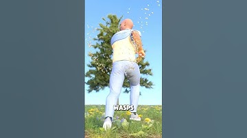 The WRONG Way To Escape Angry Wasps 😱🐝