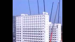 الصين تبني مجمع سكني كامل في أقل من ٤٨ ساعة