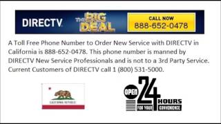 California directv new service phone ...