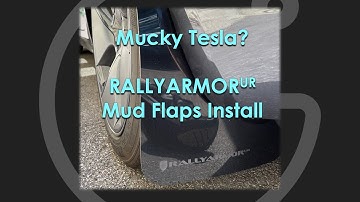 Tesla Model 3 Rallyarmor Mud Flaps Install
