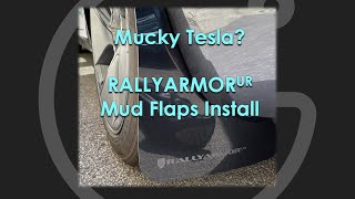 Tesla Model 3 Rallyarmor Mud Flaps Install