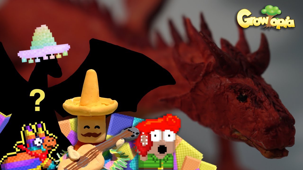 Turn Clay into Growtopia Character and Dragons ( VOTW )