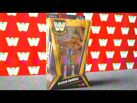 WWE Legend British Bulldog Mattel's Elite Collection Figure Unboxing & Review