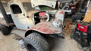 1948 Power wagon Cummins swap part 4