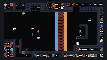 Baba Is You Custom Level: Wording (by me)