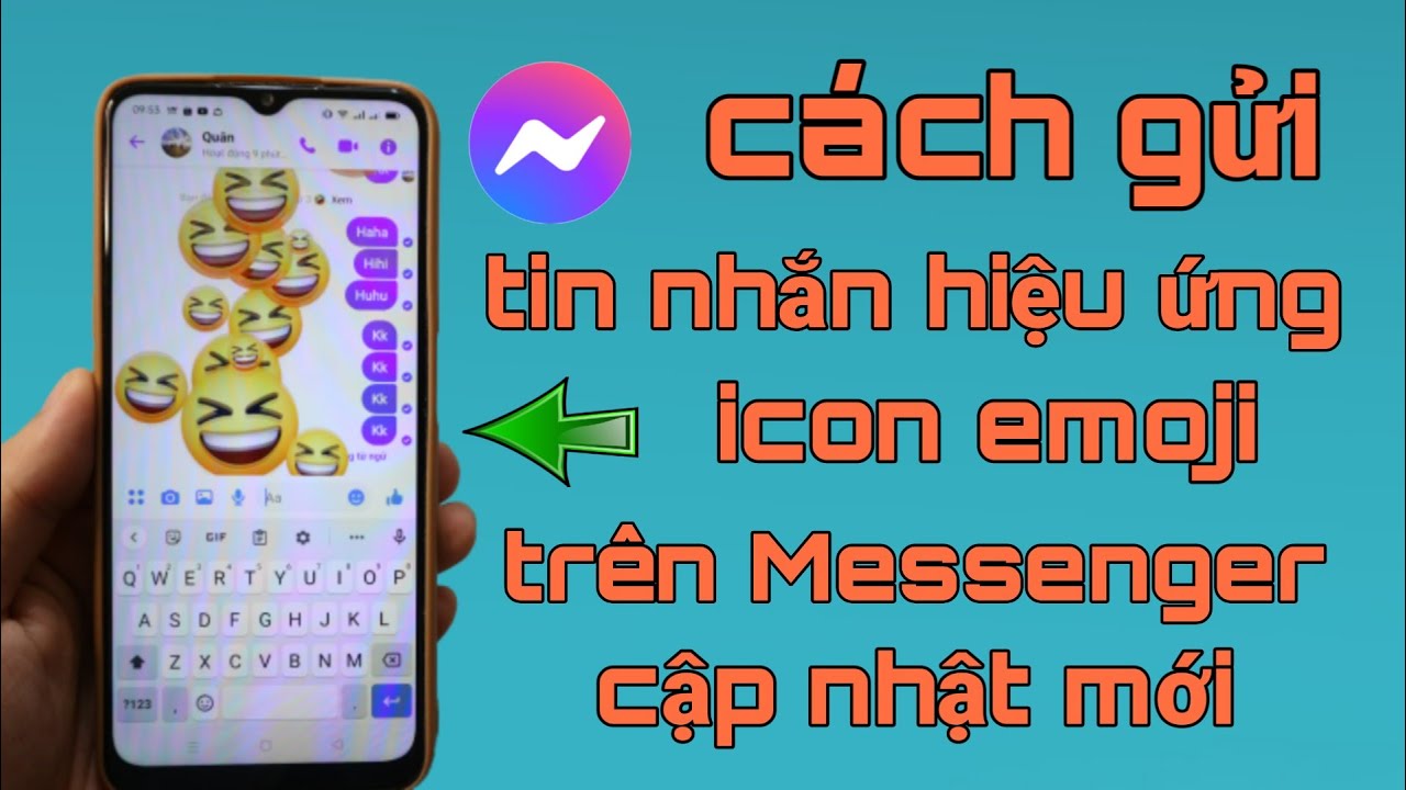 Cách Gửi Tin Nhắn Có Hiệu Ứng iCon Emoji Trên Messenger Cho Điện Thoại | Tân tivi