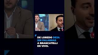 De Loredo deja sin palabras a Brancatelli en vivo