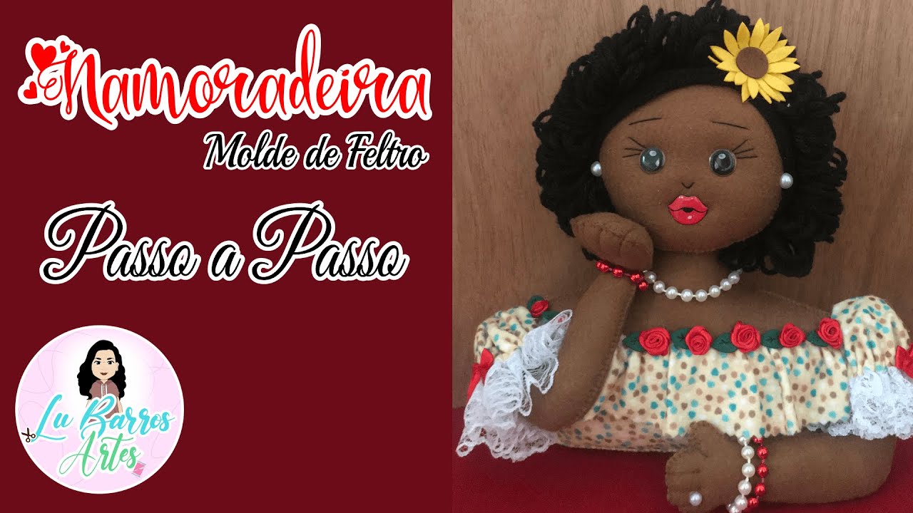 Molde de Feltro - Namoradeira - Passo a Passo
