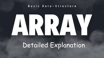 Array Essentials: Understanding the Building Blocks of Data Structures | Beginner