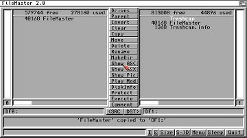 AMIGA FILEMASTER FILE MASTER By Toni Wilen ITS DISK MASTER DIRECTORY OPUS LIKE