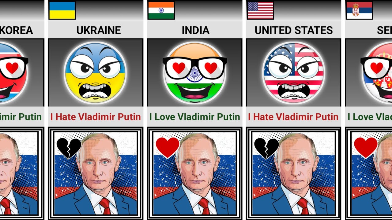 Countries That Love Or Hate Vladimir Putin [Countryballs] | Universe ...