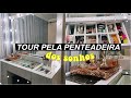 TOUR PELA MINHA PENTEADEIRA *MOSTREI TODAS MAQUIAGENS *