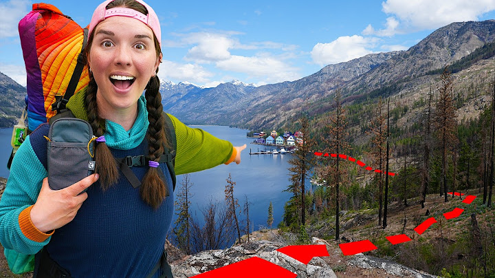 Backpacking 20 Miles to America's Most Remote Mountain Town!