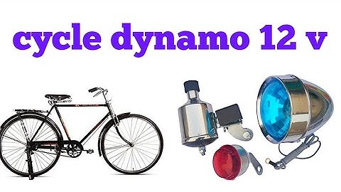 Make Electricity from your Cycle through Dynamo | Bicycle Generator Review Full Video