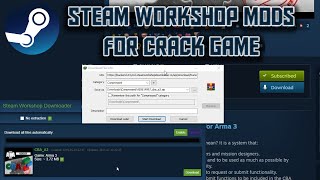 Tutorial download Mod Steamworkshop For Cracked game