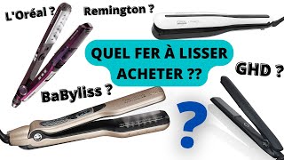 Quel Fer à Lisser Choisir ? TOP5 Meilleur Lisseur (2022) - [Remington, GHD,  L'Oréal, BaByliss ??] - YouTube