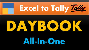 Excel to Tally DayBook | All In One | EazyAUTO4 exceltotally data import