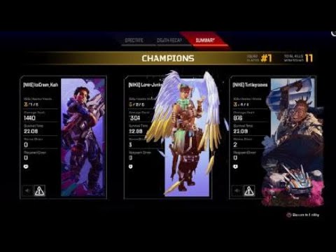 پیروزی استراتژیک Apex Legends با Turtlegrooves و IceCream_Kush