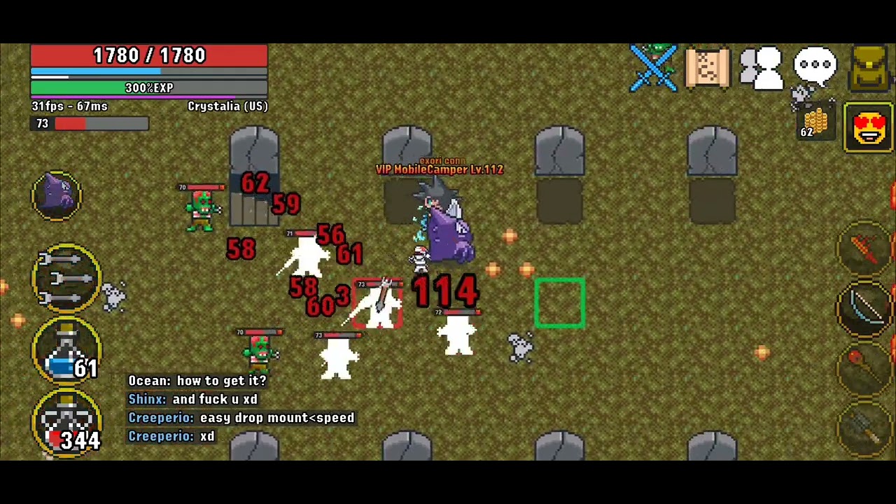 world of Solaria - power leveling distance.