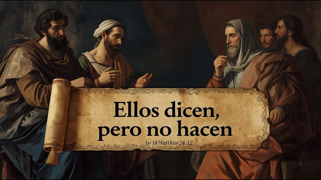 Ellos dicen, pero no hacen. Mateo 23, 1-12
